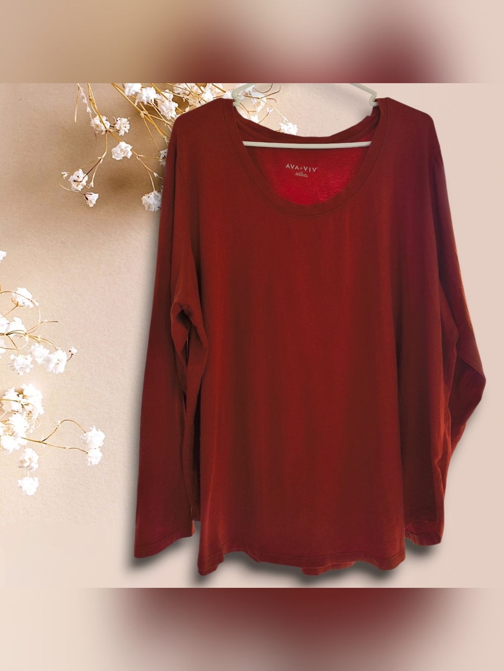 Women's 3x Long Sleeve Tee